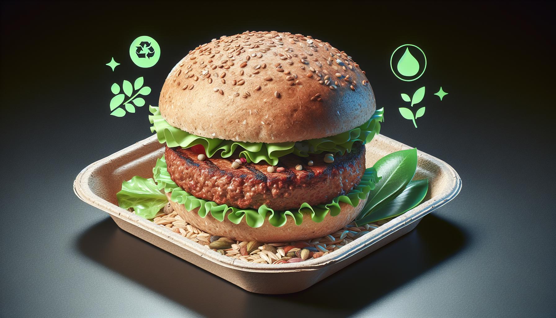 環境に優しいハンバーガー