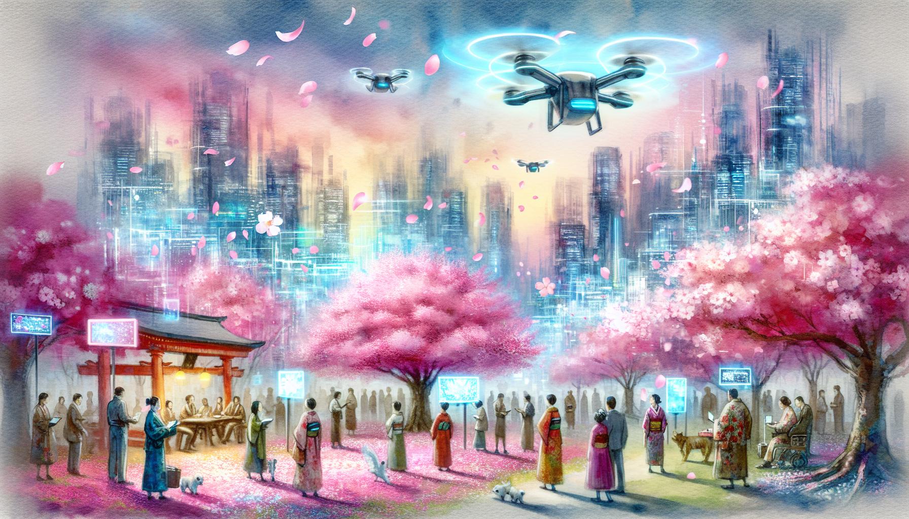 未来の花見:新しい楽しみ方