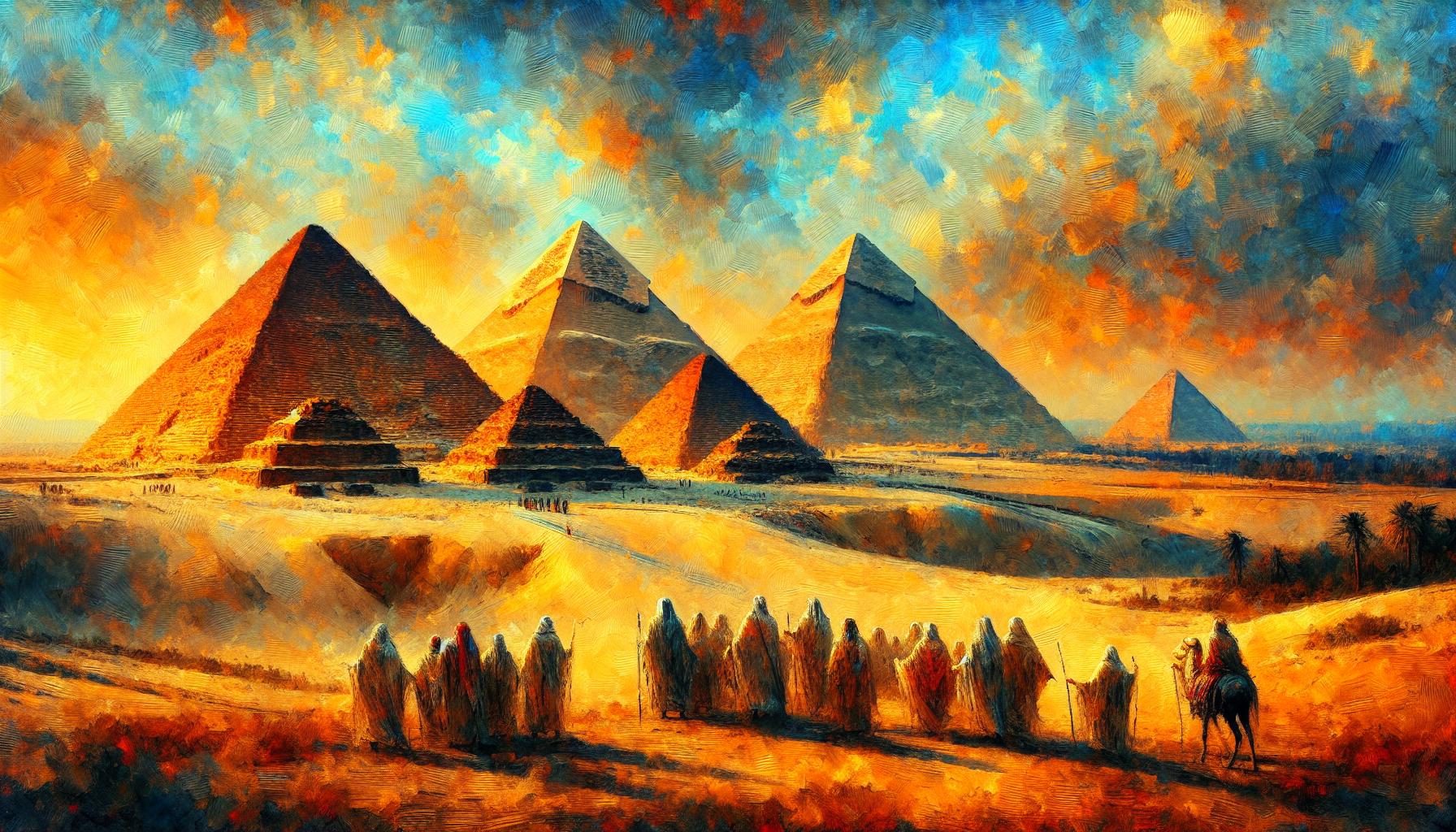 ピラミッドと古代文明の神秘をタイトルで表現
