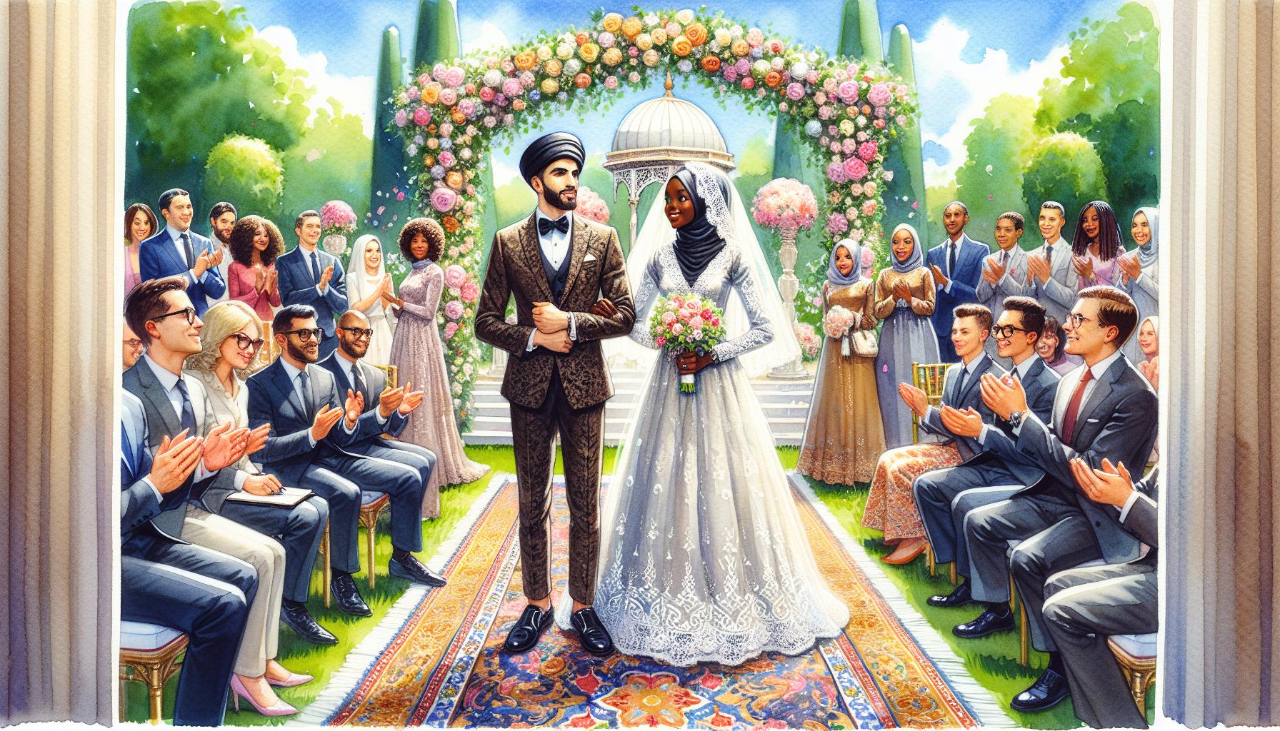 インタラクティブな結婚式の演出