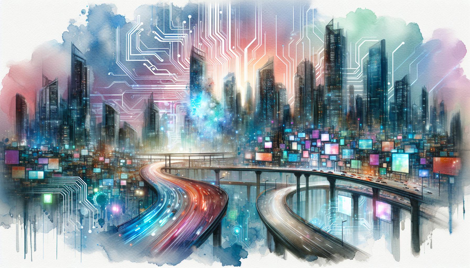 未来都市とテクノアートの融合