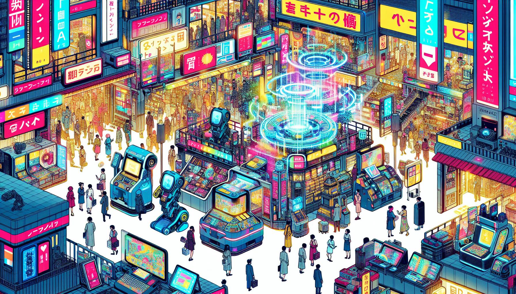 未来のテクノロジー市場を示すイメージ