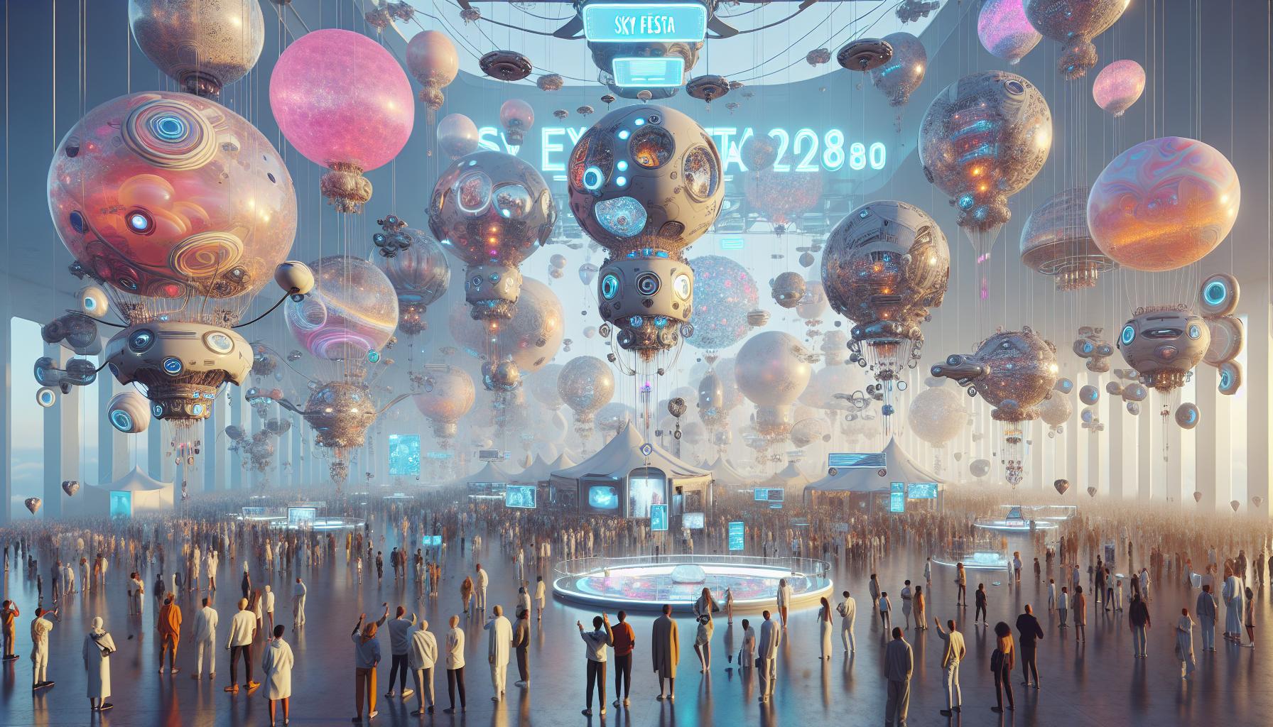 スカイフェスタ2080の風船アート