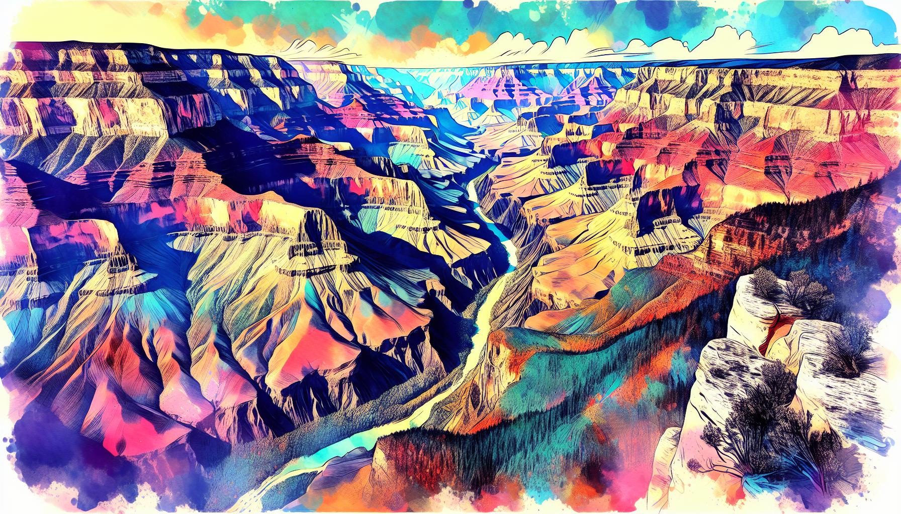 自然の傑作:グランドキャニオンの絶景