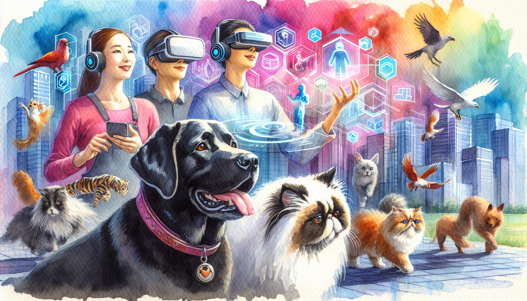 AR・VRを駆使した未来のペットと人間の共存の世界