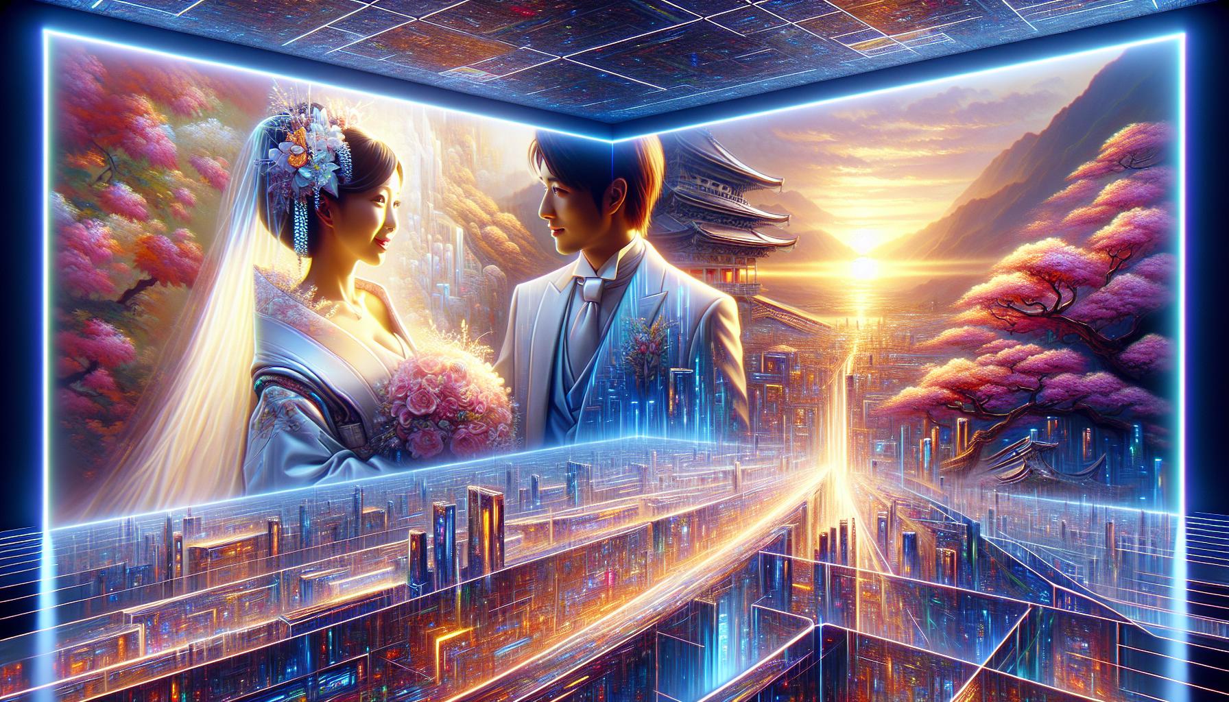 未来の結婚式のイメージ画像