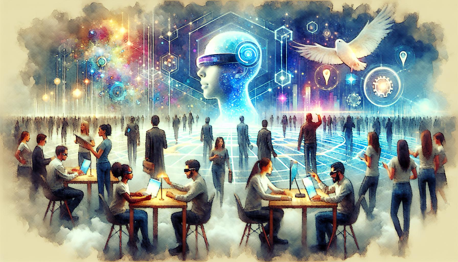 次世代のバーチャルコミュニケーションのイメージ